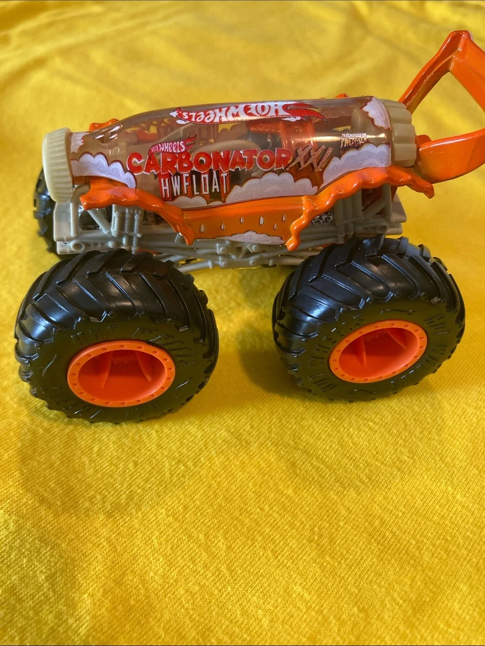 Carbonator HW Float Kids Monster Truck - Orange/Black